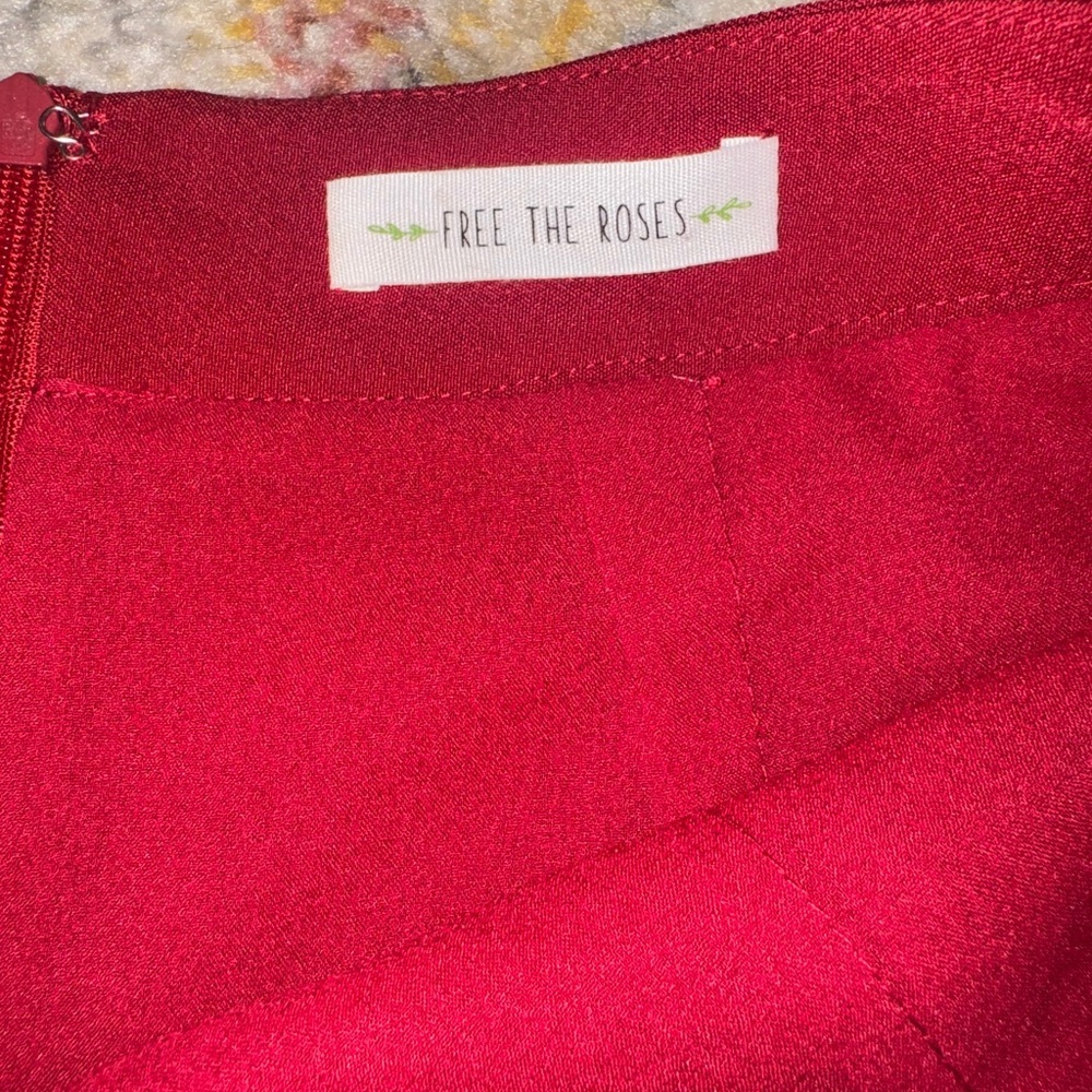 Free the Roses Red Skirt - Picture 6 of 6